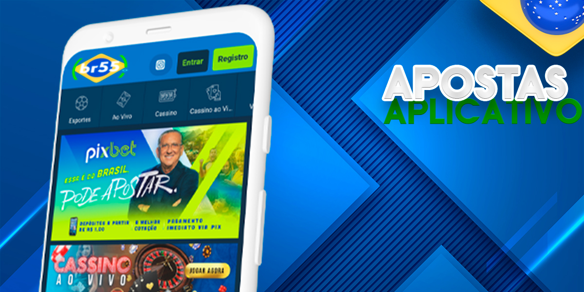 App móvel de apostas esportivas para o Brasil